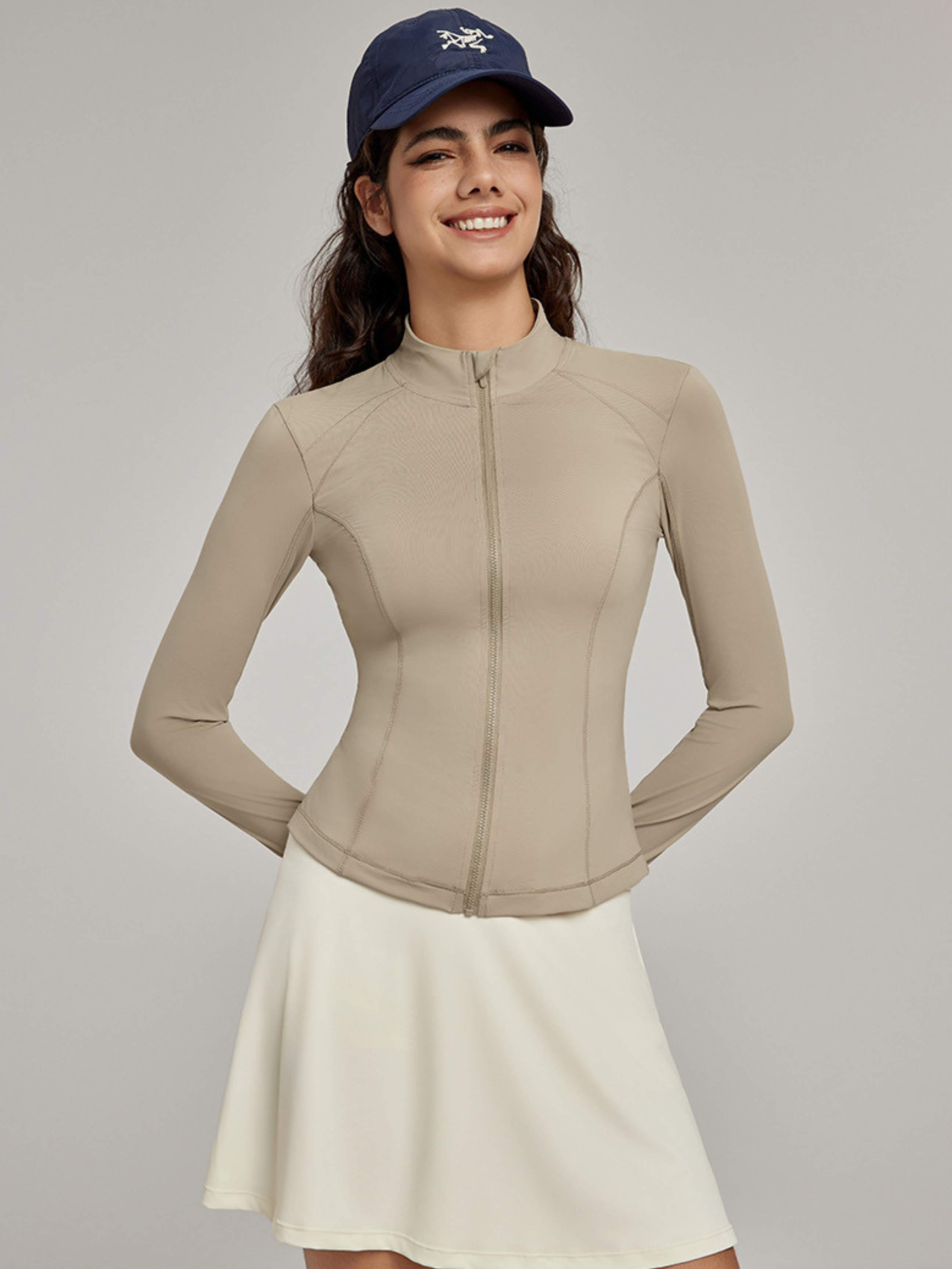 MesaDrop - Women's UPF50+ Raw Yarn Cooling Slim-Fit Sun Protection Jacket